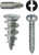 L.H. Dottie WDK6 #6 Zinc Alloy Walldriller Anchor Kit w/ Pan Head Combo Drive Screws