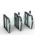 2M Technology 2MGST-4 Face Recognition & Thermal Detection Access Control Swing Turnstile