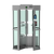 2M Technology 2MFHT-7 Full Height Turnstile Gate with Face Recognition & Temperature Measurement Module