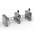 2M Technology 2MMST-6 Face Recognition & Thermal Detection Access Control Swing Turnstile