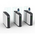 2M Technology 2MRST-5 Face Recognition & Thermal Detection Access Control Retractable Door Turnstile