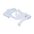 Caddy 4G16HWH 4G16H Twist Clip with 90 degree Plain Hole, Painted, White, 1/4" (6.4 mm) Hole, 1/16" Max (1.5 mm Max) Flange, 15/16" (24 mm) T-Grid