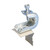 Caddy CATHPBC200B Cat HP J-Hook Clip to BC200 Beam Clamp, Swivel, 1/8"-5/8" (3.2-16 mm) Flange