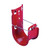 Caddy CAT21HPRD Cat HP J-Hook, PG, Painted, Red, 1 5/16" (33.3 mm) dia