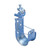 Caddy CAT16HPBC200B Cat HP J-Hook with BC200 Beam Clamp, Swivel, 1" (25 mm) dia, 1/2" Max (16 mm Max) Flange