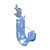 Caddy CAT21HPBCB Cat HP J-Hook with BC Beam Clamp, Swivel, 1 5/16" (33.3 mm) dia, 1/2" Max (16 mm Max) Flange