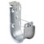 Caddy CAT64HP58SM Cat HP J-Hook with Hammer-On Flange Clip, 4" (100 mm) dia, 5/16"-1/2" (8-14 mm) Flange