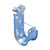 Caddy CAT64HP58 Cat HP J-Hook with Hammer-On Flange Clip, Swivel, 4" (100 mm) dia, 5/16"-1/2" (8-14 mm) Flange