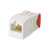 Panduit CJ5E88TGAW-24 Mini-Com UTP RJ45 Cat 5e TG Jack Module, Arctic White, 24 Pack