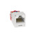 Panduit CJ5E88TWH Mini-Com UTP RJ45 Cat 5e TP-Style Jack Module, White