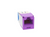 Panduit CJ6X88TGVL-C Mini-Com Cat6A Violet Jack Module, 100 Pack