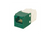 Panduit CJK688TGGR Mini-Com Cat6 Green Keyed Jack Module