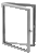 Hoffman APWK2016H Type 12 Hinged Window Kit