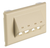 Panduit T70FH4EI Mini-Com Electric Ivory Surface Raceway Faceplate