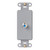 Leviton 40681-GY Decora Insert, F Connector, Gray