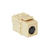 Leviton 40734-CVI S-Video Feedthrough QuickPort Connector, Ivory Housing