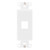 Leviton 41641-W QuickPort Decora Insert, 1-Port, White