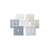 Leviton 42080-2WP Dual-Gang QuickPort Wallplate with ID Windows, 2-Port, White