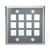 Leviton 43080-S12 Stainless Steel QuickPort Wallplate, Dual Gang, 12-Port