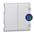 Leviton 49605-14B 14" Vented Hinged Door, Plastic, 12 Pack, White