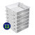 Leviton 49605-14G 14" Structured Media Enclosure, Plastic, 12 Pack, White