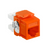 Leviton 5G110-RO5 eXtreme Cat 5e QuickPort Jack, Orange