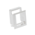 Leviton AB300-W Connector Adapter Bezel for Lexcom Wallplates, White