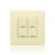 Leviton CKDBK-40I DLV Color Change Kit, IEC BS, 4 Buttons, Color: Ivory