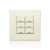 Leviton CKDBK-60T DLV Color Change Kit, IEC BS, 6 Buttons, Color: Light Almond