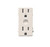 Leviton DSRKT-1PW Decora Smart Outlet Color Change Kit White