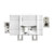 Leviton LM100 100A 2-Pole Hydraulic Magnetic Main Circuit Breaker