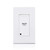 Leviton LVS-1W Low Voltage Pushbutton Station, 1 Button-On/Off, 1 Gang, White