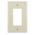 Leviton PJ26-T 1-Gang Decora/GFCI Device Decora Wallplate, Midway Size, Thermoplastic Nylon, Device Mount, - Light Almond