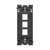 Leviton RE640-OB3 3-Port Renu Insert, Onyx Black