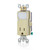 Leviton T6525-I IV Combination Decora Tamper-Resistant Receptacle/Outlet