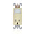 Leviton T6525-I IV Combination Decora Tamper-Resistant Receptacle/Outlet