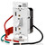Leviton TSM10-1LW Universal Dimmable LED, CFL, MLV, Incandescent and Halogen Toggle-Slide Dimmer