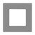 Leviton WPDB0-10G Decora Low Voltage, 1 Gang Wallplate, Gray