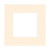 Leviton WPDB0-10T Decora Low Voltage, 1 Gang Wallplate, Light Almond
