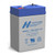Power Sonic PSH-655 F1 FR 6V 5.5Ah High-Rate VRLA Battery