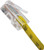 Vertical Cable 093-713/3YL 3Ft Yellow Non-Booted Cat5E Patch Cord