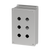 Hoffman E6PBGSS Type 4X Stainless Steel 22.5-mm Pushbutton Enclosure