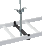 Hoffman LCSK12 Ladder Rack Runway Center Support Kit