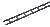 Hoffman LSS12BLK Ladder Rack Straight Section