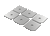 Hoffman ASMP34SS Seismic Mounting Plate Kit