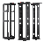 Hoffman M846B45 MaxRack Open Frame System
