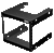 Hoffman E19FWM25U20 19-inch Fixed Wall-Mount Rack