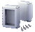 Hoffman A12106CHQRFGW Type 4X Continuous Hinge Window Cover Fiberglass Enclosure