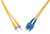 SignaMax FCS-4/2-1M SC to ST Duplex SM 9/125 Patch Cord, 1 Meter