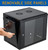 SES 9U Locking Glass Door Wall Mount Server Cabinet Network Rack Enclosure